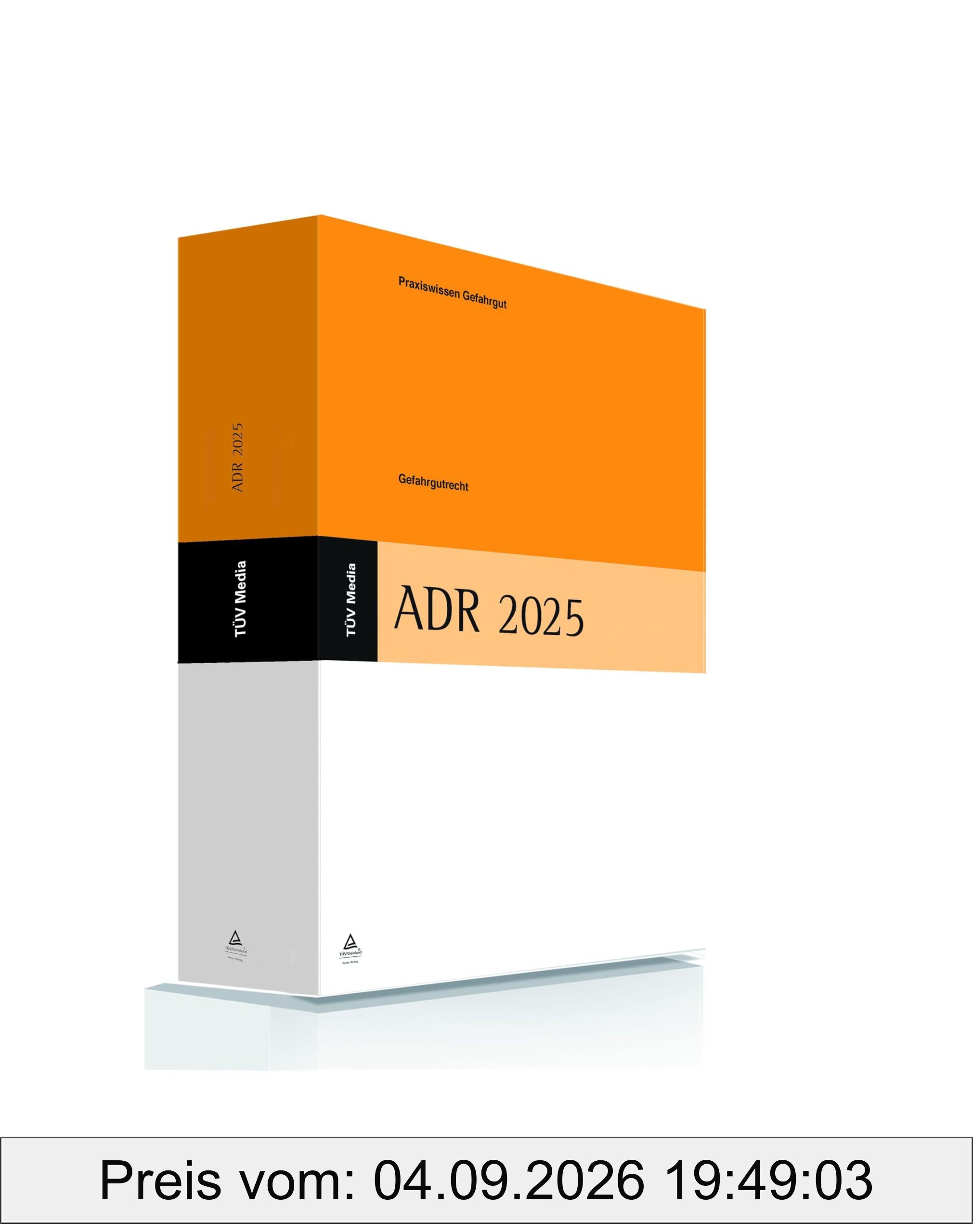 ADR 2025 (2. Aufl. 2025): Gefahrgutrecht