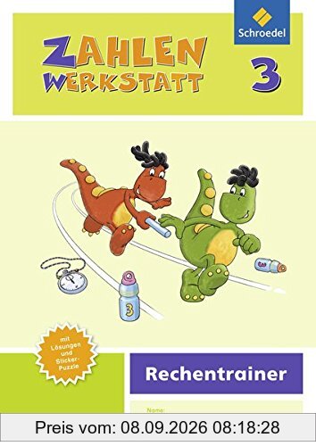 Zahlenwerkstatt - Rechentrainer: Zahlenwerkstatt - Ausgabe 2015: Rechentrainer 3