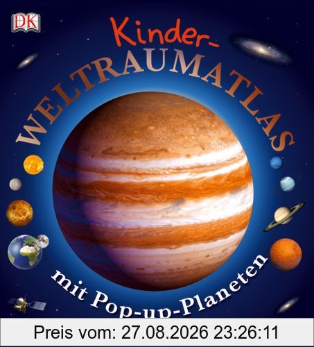 Kinder-Weltraumatlas mit Pop-up-Planeten