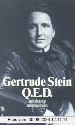 Q. E. D: Roman (suhrkamp taschenbuch)