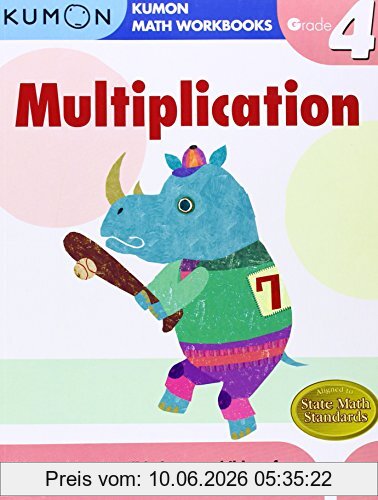 unbekannt Multiplication Grade 4 (Kumon Math Workbooks)