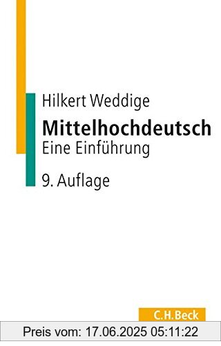 Binding : Taschenbuch, Edition : 9, Label : C.H.Beck, Publisher : C.H.Beck, medium : Taschenbuch, numberOfPages : 210, publicationDate : 2015-10-02, authors : Hilkert Weddige, languages : german, ISBN : 3406684386