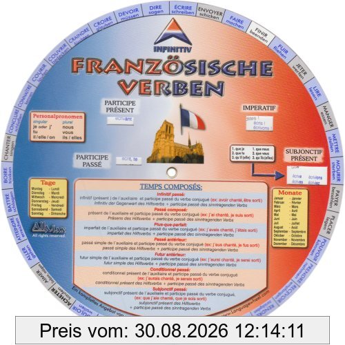 Language Wheels. Französische unregelmäßige Verben: 38 der meistgebrauchten unregelmäßigen Verben