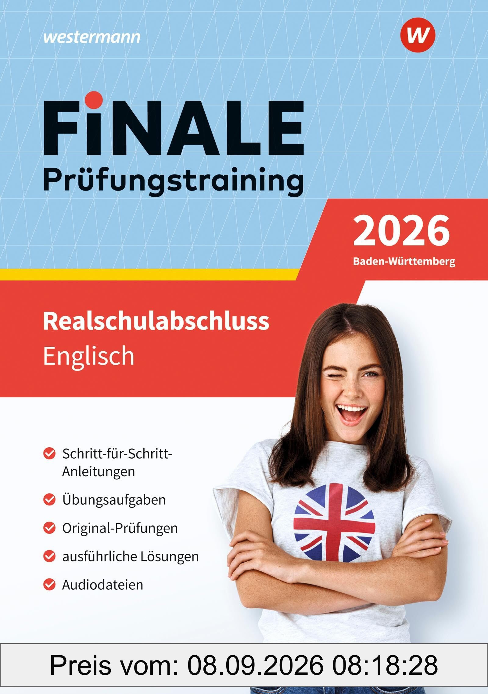 FiNALE Prüfungstraining Realschulabschluss Baden-Württemberg: Englisch 2026 Arbeitsbuch mit Lösungsheft und Audio-Dateien