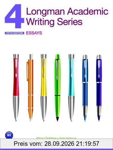 Longman Academic Writing Series 4, Essential Online Resources (OLP/Instant Access) 1 Yr Subscription: Essays