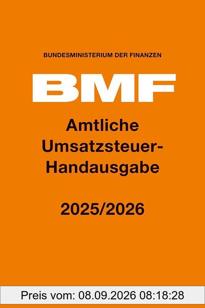 Amtliche Umsatzsteuer-Handausgabe 2025/2026