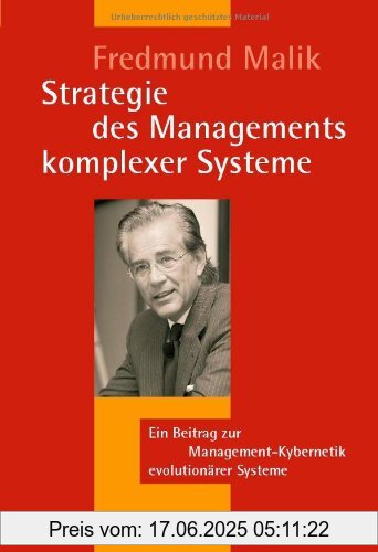Binding : Gebundene Ausgabe, Edition : 10. Auflage 2008., Label : Haupt Verlag, Publisher : Haupt Verlag, medium : Gebundene Ausgabe, numberOfPages : 531, publicationDate : 2008-06-18, authors : Fredmund Malik, languages : german, ISBN : 3258073961