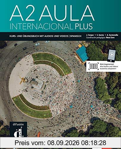 Aula internacional Plus A2: Deutsche Ausgabe. Kurs- und Übungsbuch + Audios und Videos online