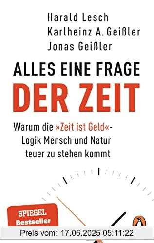 Binding : Taschenbuch, Edition : Erstmals im TB, Label : Penguin Verlag, Publisher : Penguin Verlag, medium : Taschenbuch, numberOfPages : 272, publicationDate : 2023-12-13, releaseDate : 2023-12-13, authors : Harald Lesch, Geißler, Karlheinz A., Jonas Geißler, ISBN : 3328110909