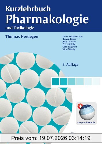 Thomas Herdegen Kurzlehrbuch Pharmakologie Und Toxikologie