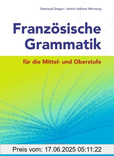 Binding : Taschenbuch, Edition : vollständige Neubearbeitung, Nachdruck., Label : Cornelsen Verlag, Publisher : Cornelsen Verlag, medium : Taschenbuch, numberOfPages : 328, publicationDate : 2010-05-01, authors : Gertraud Gregor, Wernsing, Dr. Armin Volkmar, languages : french, ISBN : 3464220141