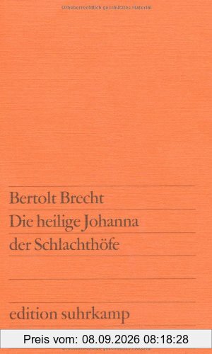 Die heilige Johanna der Schlachthöfe (edition suhrkamp)
