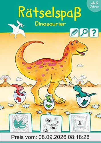 Rätselspaß Dinosaurier ab 6 Jahren