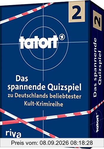 Tatort 2 – Das neue spannende Quizspiel zu Deutschlands beliebtester Kult-Krimireihe: Das perfekte Geschenk für alle Tatort-Fans im handlichen Kartenformat. Teste dein Fan-Wissen