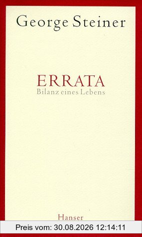 Errata: Bilanz eines Lebens
