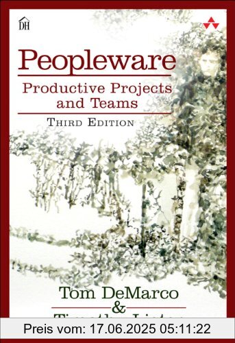 Binding : Taschenbuch, Edition : 3rd edition., Label : Addison Wesley, Publisher : Addison Wesley, medium : Taschenbuch, numberOfPages : 272, publicationDate : 2013-06-18, authors : Tom DeMarco, Tim Lister, languages : english, ISBN : 0321934113
