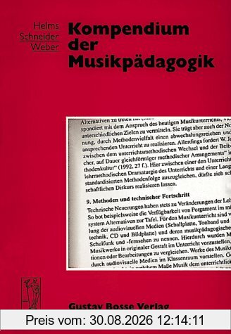 Kompendium der Musikpädagogik