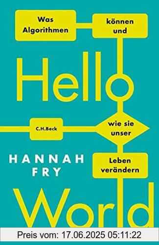Binding : Gebundene Ausgabe, Edition : 1, Label : C.H.Beck, Publisher : C.H.Beck, medium : Gebundene Ausgabe, numberOfPages : 272, publicationDate : 2019-03-14, releaseDate : 2019-03-14, authors : Hannah Fry, translators : Sigrid Schmid, ISBN : 3406732194