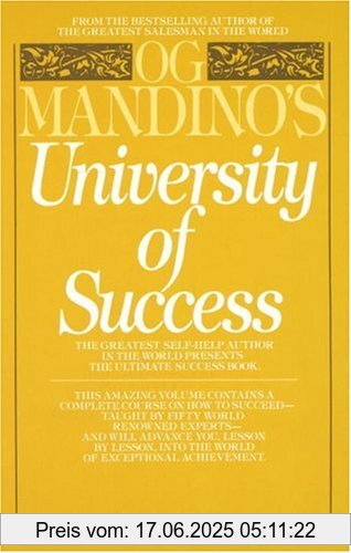 Binding : Taschenbuch, Edition : Reissue, Label : Bantam, Publisher : Bantam, NumberOfItems : 1, PackageQuantity : 1, medium : Taschenbuch, numberOfPages : 544, publicationDate : 1983-11-01, releaseDate : 1983-11-01, authors : Og Mandino, languages : english, ISBN : 0553345354