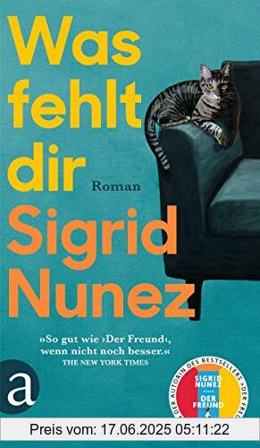 Binding : Gebundene Ausgabe, Edition : 1., Label : Aufbau Verlag, Publisher : Aufbau Verlag, medium : Gebundene Ausgabe, numberOfPages : 222, publicationDate : 2021-07-19, authors : Sigrid Nunez, translators : Anette Grube, ISBN : 3351038755