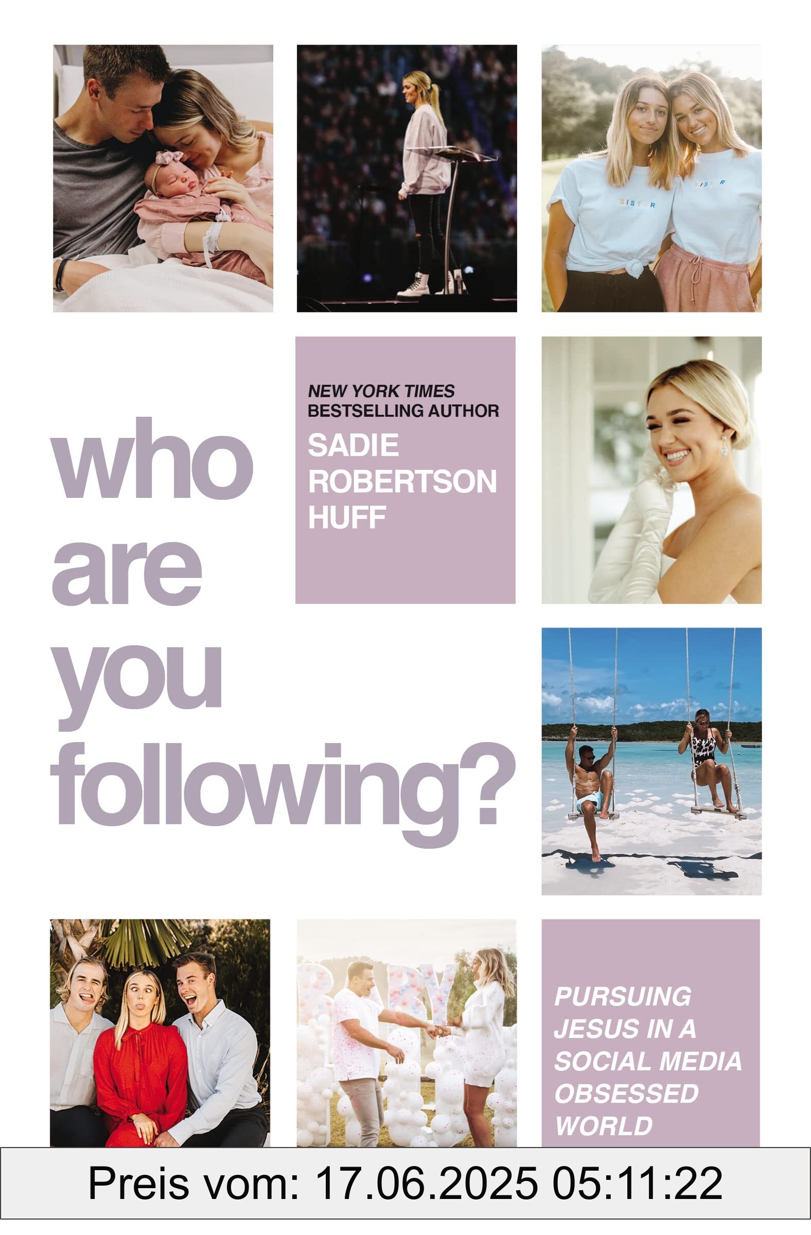 Brand : Thomas Nelson, Binding : hardcover, Label : Who Are You Following? : Pursuing Jesus in a Social-Media Obsessed World, PackageQuantity : 1, medium : hardcover, numberOfPages : 224, publicationDate : 2022-02-01, releaseDate : 2022-02-01, languages : english, ISBN : 0785289917
