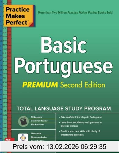 Sue Tyson-Ward Tyson-Ward, S, Practice Makes Perfect, Basic Portuguese, Pre