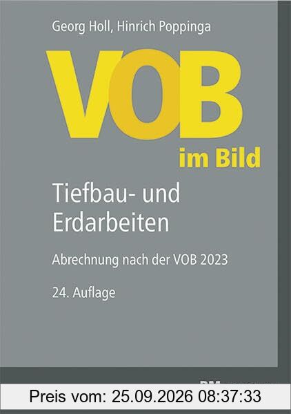 VOB im Bild – Tiefbau- und Erdarbeiten: Abrechnung nach dem Ergänzungsband zur VOB 2019