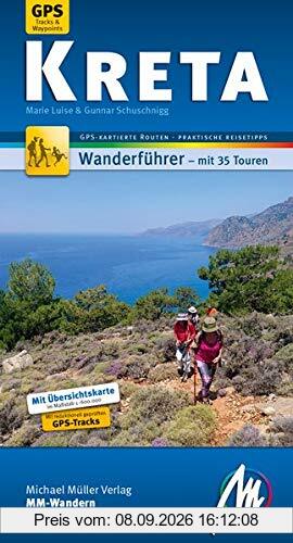 Kreta MM-Wandern Wanderführer Michael Müller Verlag: Wanderführer mit GPS-kartierten Wanderungen.