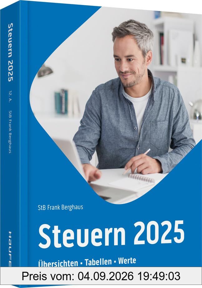 Steuern 2025: Übersichten, Tabellen, Werte