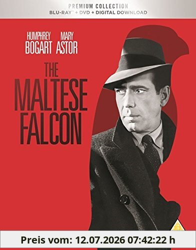 The Maltese Falcon Slipcased Edition Blu Ray / DVD / Digital Download / Art Cards / Import / Region Free Blu Ray