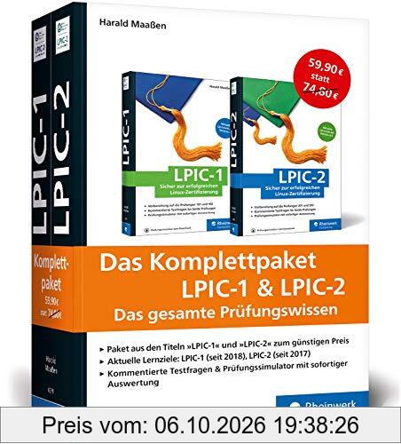 Das Komplettpaket LPIC-1 & LPIC-2: Zu den aktuellen Prüfungszielen (Ausgabe 2018)