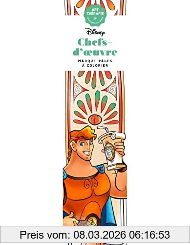 Disney Marque-pages Chefs D'oeuvre