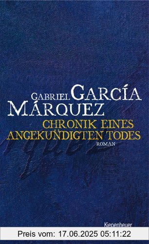 Binding : Gebundene Ausgabe, Edition : 1, Label : Kiepenheuer&Witsch, Publisher : Kiepenheuer&Witsch, medium : Gebundene Ausgabe, numberOfPages : 128, publicationDate : 2006-11-13, authors : Gabriel García Márquez, translators : Dagmar Ploetz, languages : german, ISBN : 3462037196