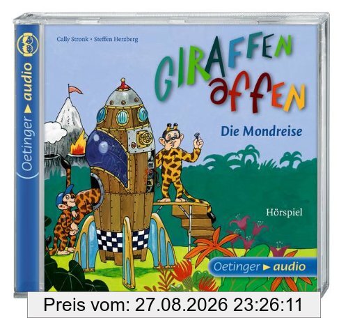 Giraffenaffen - Die Mondreise (CD): Band 3, Hörspiel, 60 Min.