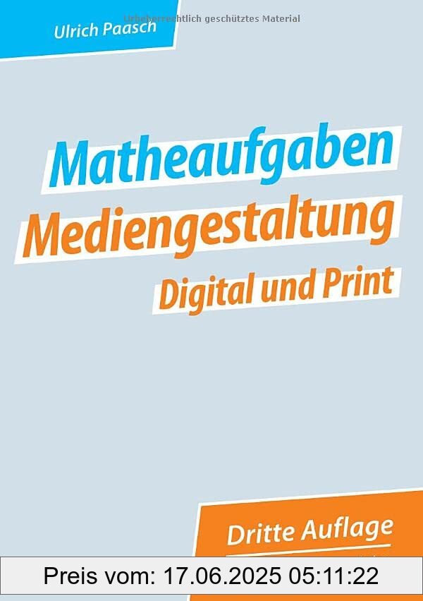 Binding : Taschenbuch, Edition : 3, Label : tredition, Publisher : tredition, medium : Taschenbuch, numberOfPages : 132, publicationDate : 2022-05-12, authors : Ulrich Paasch, ISBN : 3347591992