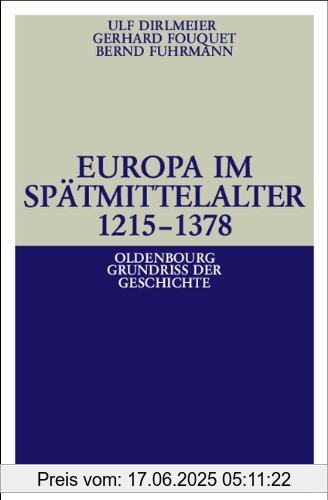 Binding : Taschenbuch, Edition : 2, Label : Oldenbourg Wissenschaftsverlag, Publisher : Oldenbourg Wissenschaftsverlag, medium : Taschenbuch, numberOfPages : 402, publicationDate : 2009-03-18, authors : Ulf Dirlmeier, Gerhard Fouquet, Bernd Fuhrmann, languages : german, ISBN : 348658796X
