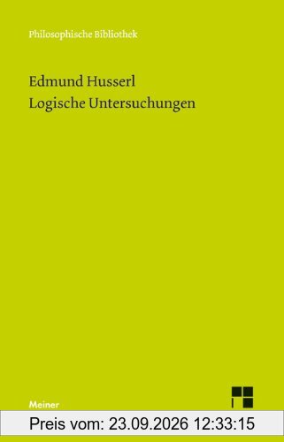 Logische Untersuchungen