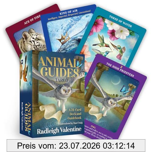 Radleigh Valentine Animal Guides Tarot, A 78-Card Deck And Guidebook