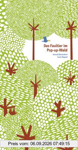 Das Faultier im Pop-up-Wald
