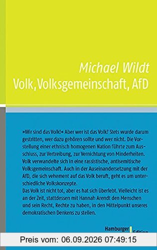 Volk, Volksgemeinschaft, AfD (kleine reihe)