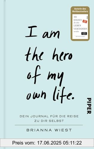 Binding : hardcover, Edition : 1., Label : I Am The Hero Of My Own Life : Dein Journal für die Reise zu dir selbst | Von der Bestseller-Autorin der „101 Essays, medium : hardcover, numberOfPages : 176, publicationDate : 2024-10-24, languages : german, ISBN : 3492073476