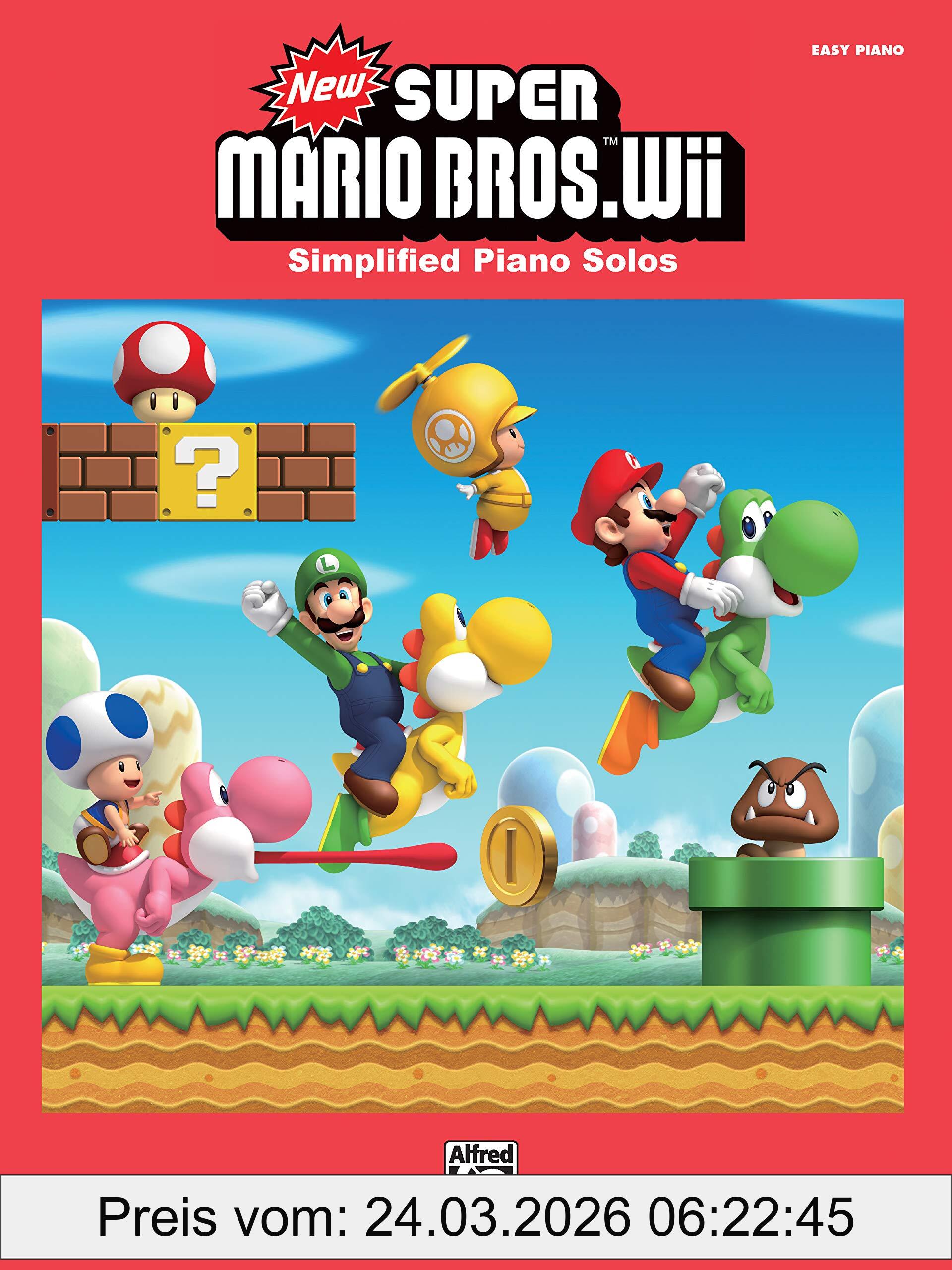 Koji Kondo New Super Mario Bros.™ Wii, Simplified Piano Solos
