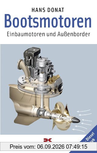 Bootsmotoren: Einbaumotoren und Außenborder - Benzin Diesel E-Antrieb