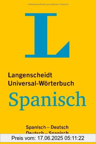 Binding : Taschenbuch, Label : Langenscheidt, Publisher : Langenscheidt, medium : Taschenbuch, numberOfPages : 576, publicationDate : 2014-02-04, releaseDate : 2014-02-04, languages : german, ISBN : 3468183526