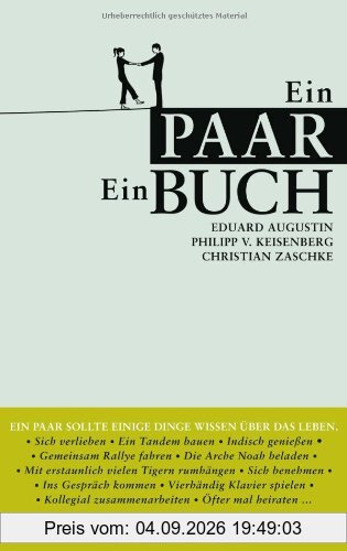 Ein Paar. Ein Buch