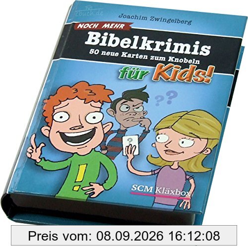 Noch mehr Bibelkrimis für Kids!: 50 Karten zum Knobeln