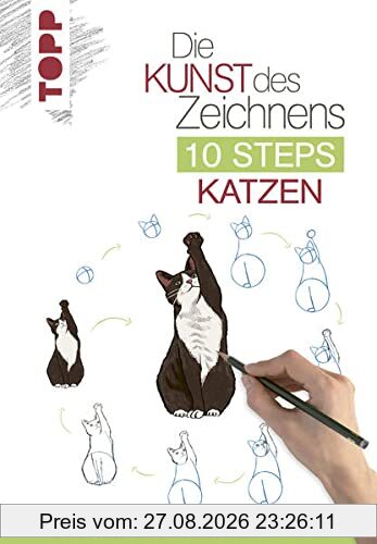 Die Kunst des Zeichnens 10 Steps - Katzen
