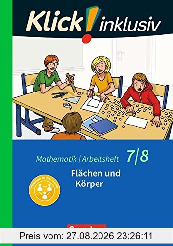 Klick! inklusiv: 7./8. Schuljahr - Flächen und Körper: Arbeitsheft 5