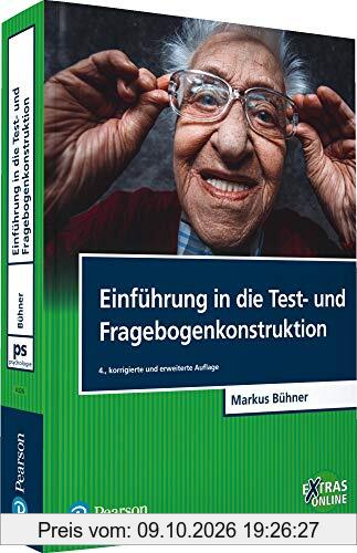 Einführung in die Test- und Fragebogenkonstruktion (Pearson Studium - Psychologie)