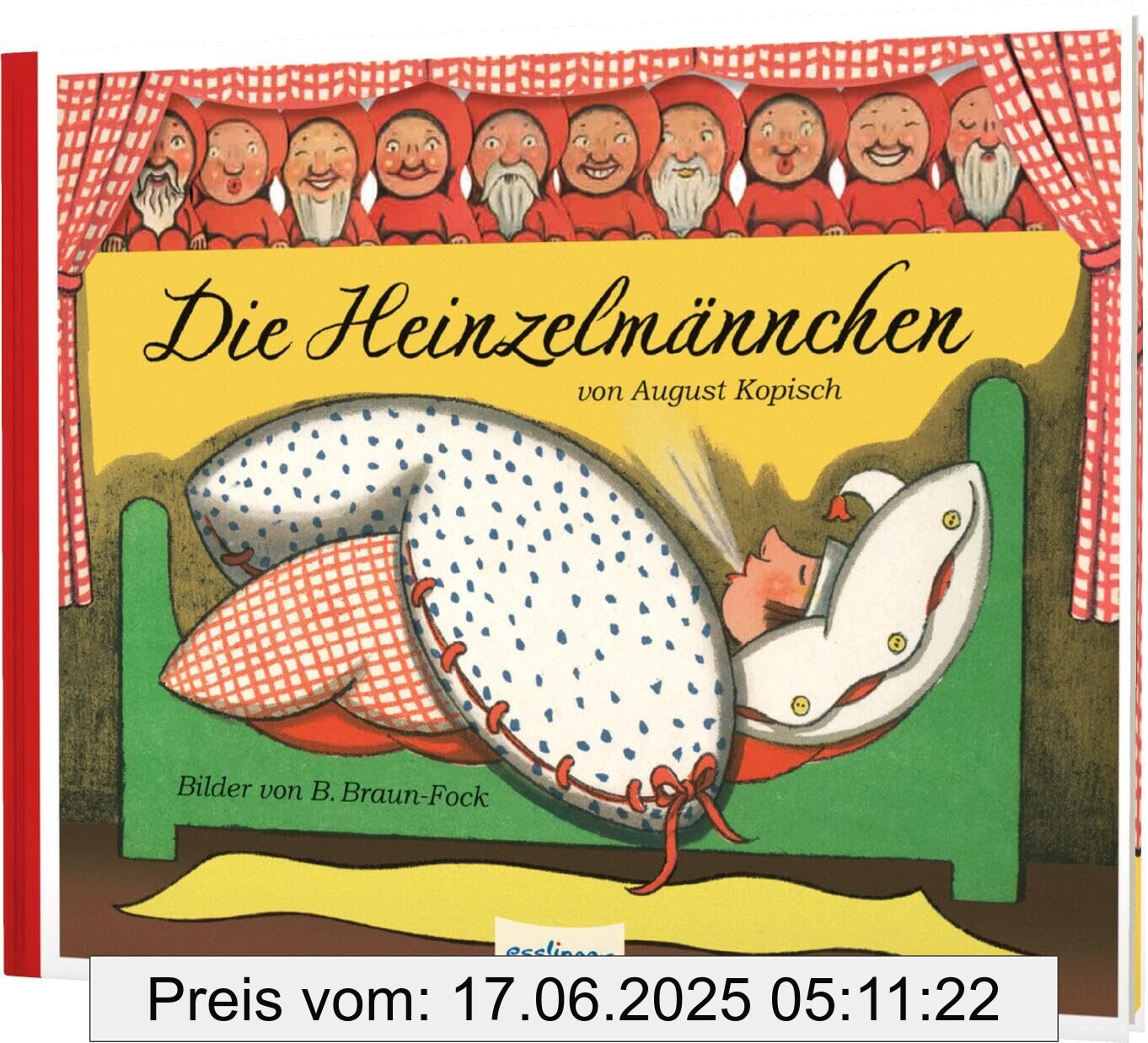 Brand : Esslinger Verlag, Binding : hardcover, Label : Die Heinzelmännchen : Nostalgie Bilderbuch-Klassiker, medium : hardcover, numberOfPages : 24, publicationDate : 2024-09-27, languages : german, ISBN : 348023948X